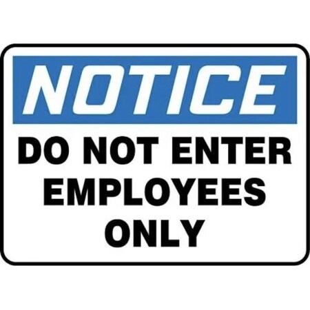 Accuform OSHA NOTICE SAFETY SIGN DO NOT MADC994XV MADC994XV